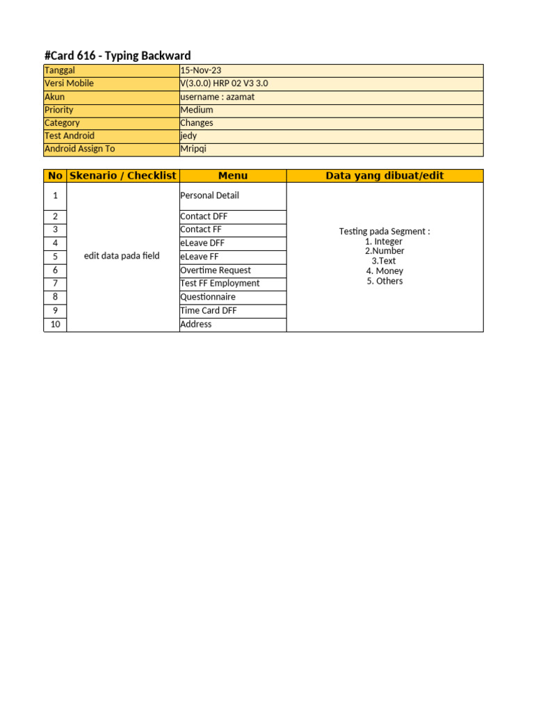 Android Testing: Typing Backward Fix | PDF | Computers