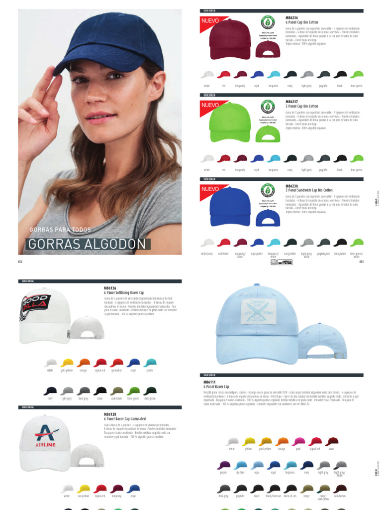Catalogo Gorras Compressed Pdf