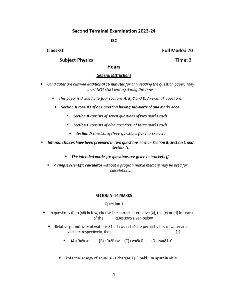 12th Second Term | PDF