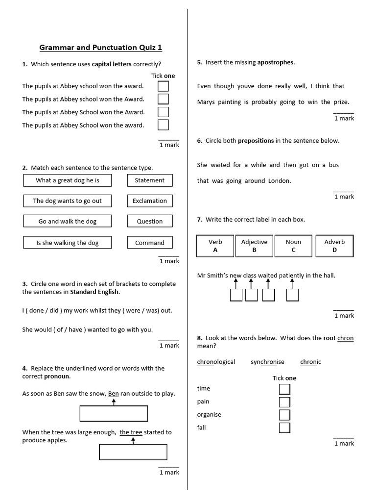 Grammar and Punctuation.199533924 | PDF
