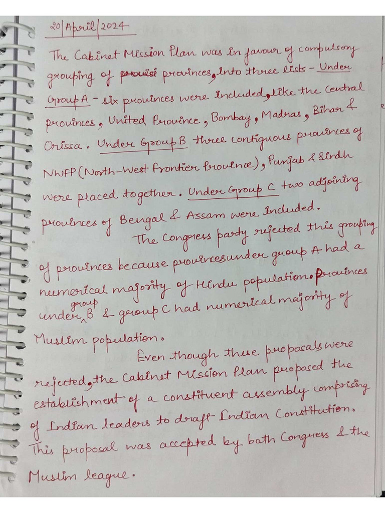 20 Apr 2024 (5-00pm-8-00pm) Modern India Rashid Sir | PDF