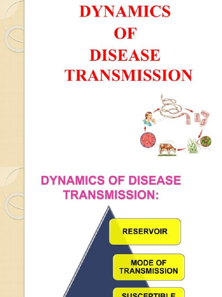 Dynamic of disease transmission pdf