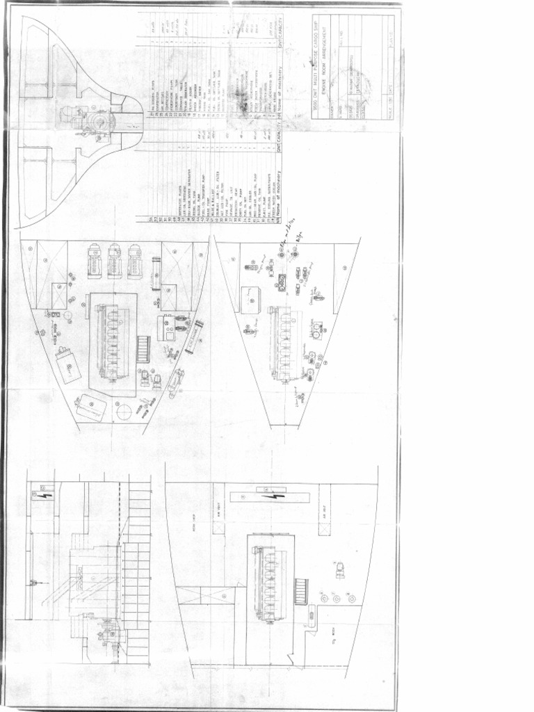 Engine Room Arrngment | PDF