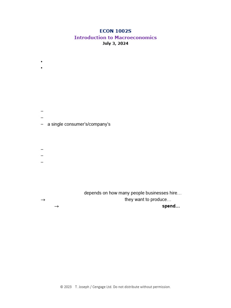 1 Intro To Macro | PDF