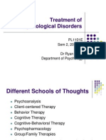 Lecture 11 - Abnormal Psychology II--Treatment