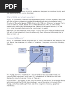 Mysql Workshop