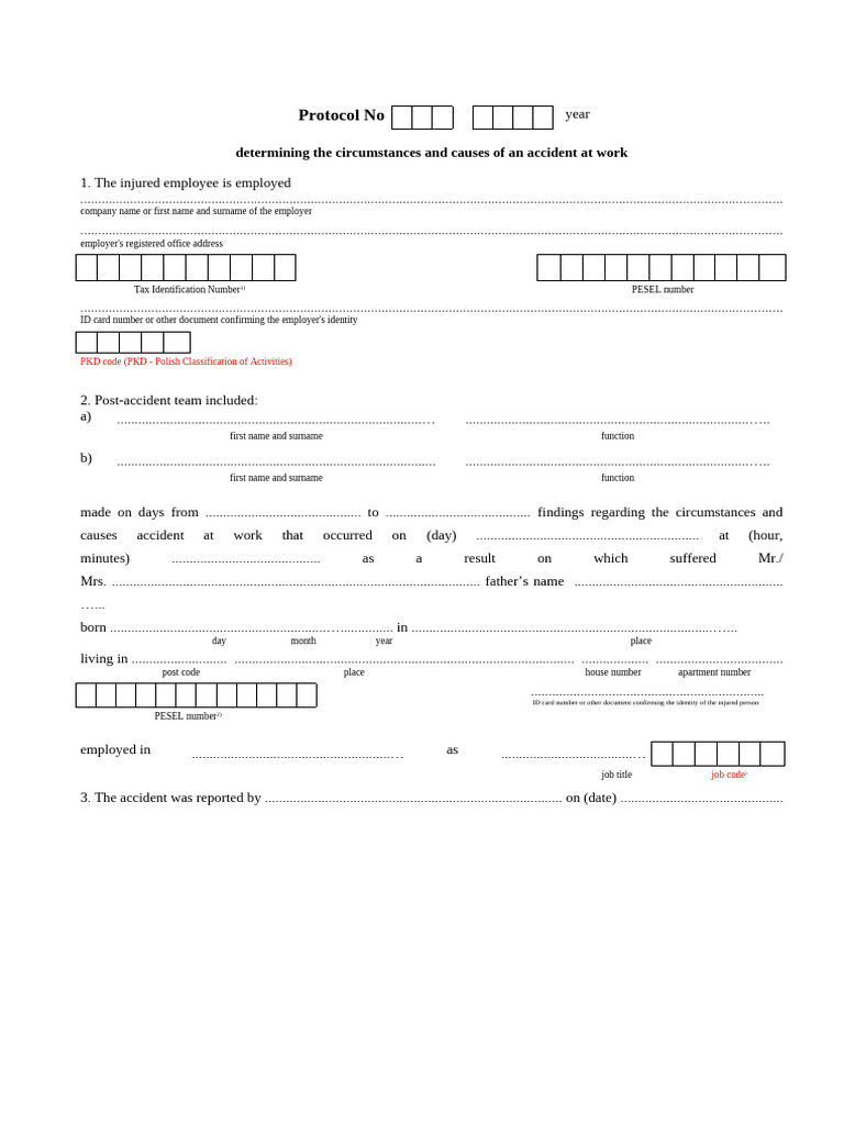 Polish Raport Occupational Safety Management | PDF
