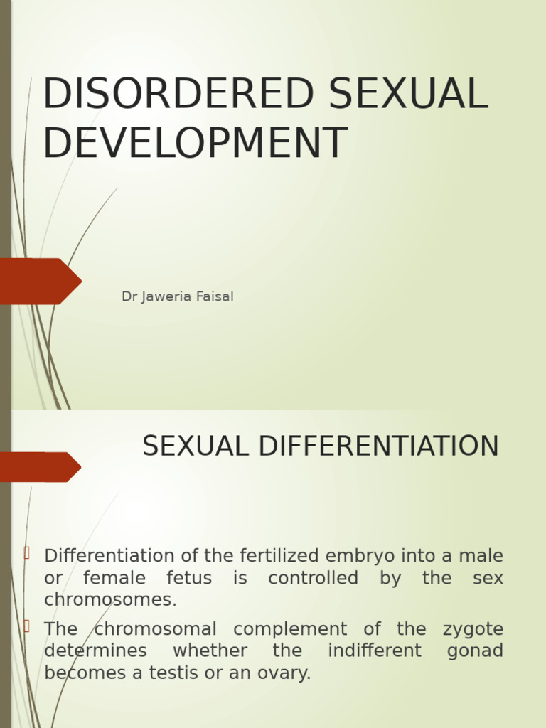 Disorders of Sex Development | PDF