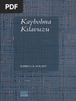 Rebecca Solnit - Kaybolma Kılavuzu | PDF