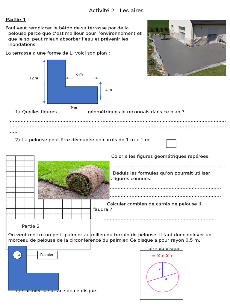Activité 2 Aires | PDF