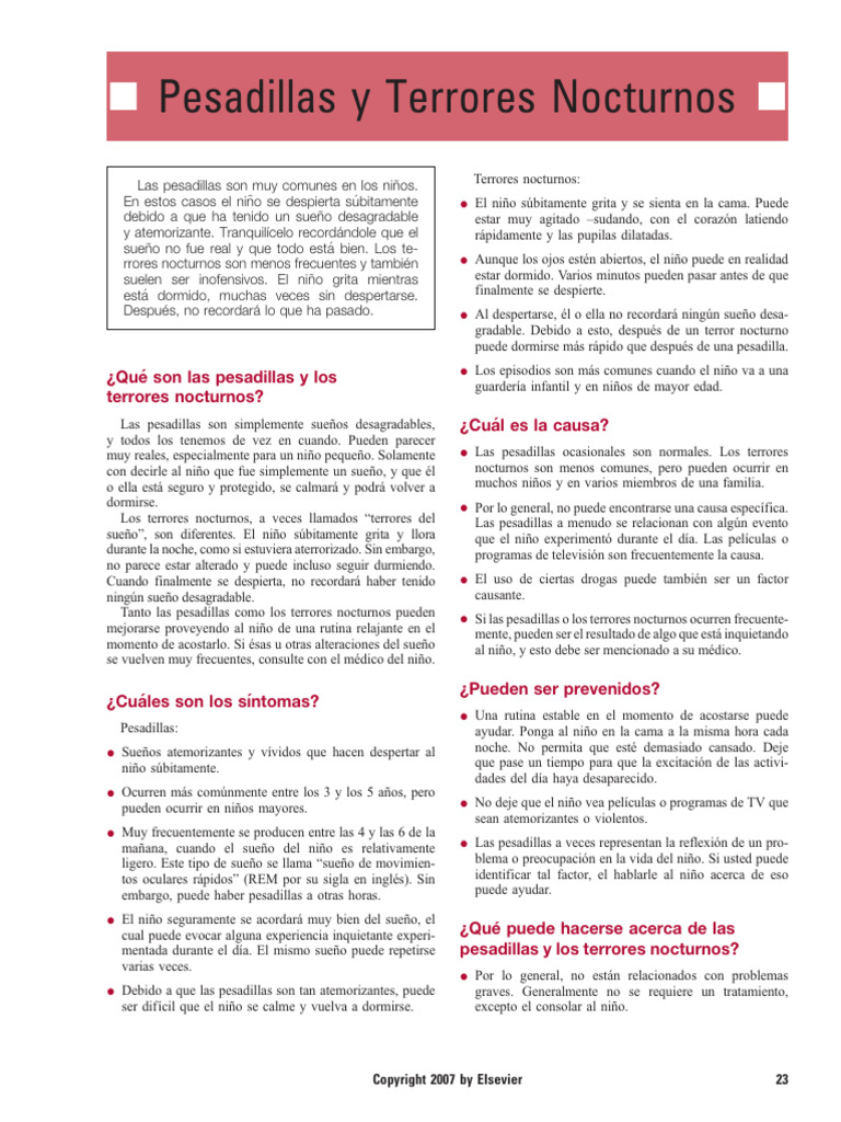 Nightmares | PDF