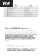 SOLER Technique in Counseling Skills | PDF | Nonverbal Communication ...