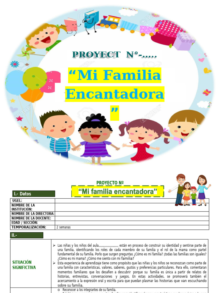 Mi Familia Encantadora | PDF | Comunicación no verbal | Educación de la ...