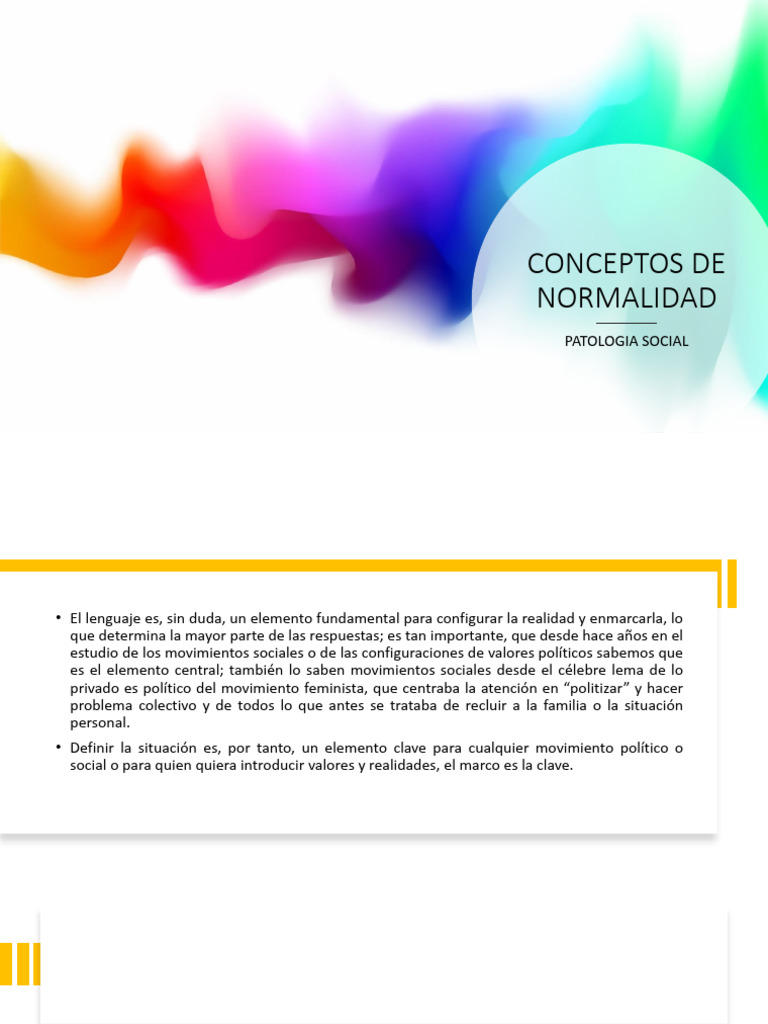 Normalidad y Patología Social: Conceptos Clave | PDF | Distribución ...