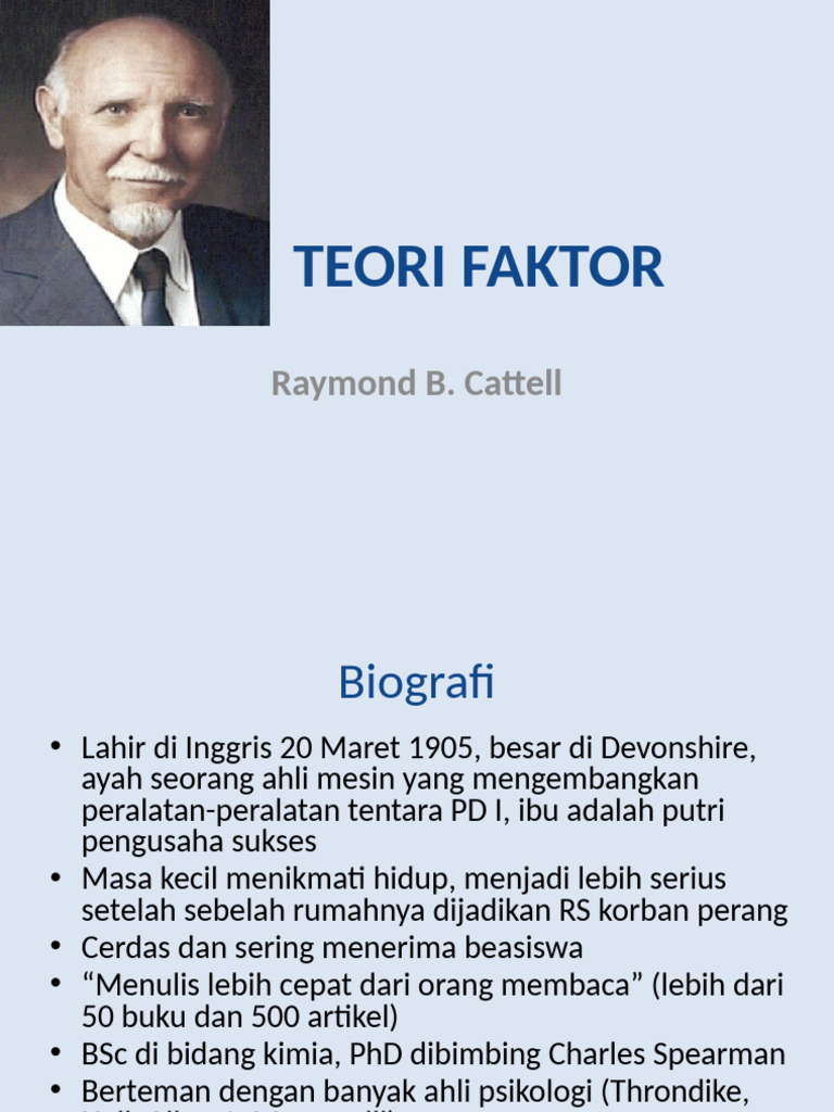 CATTELL | PDF