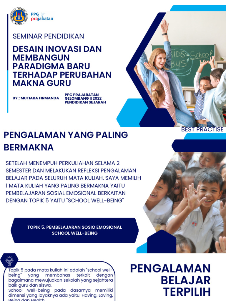 Desain Inovasi Dan Recana Tindak Lanjut-Mutiara Firmanda | PDF