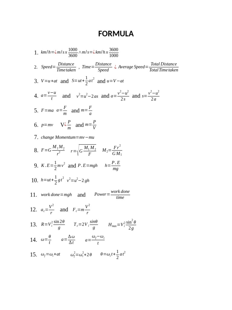 Formula | PDF
