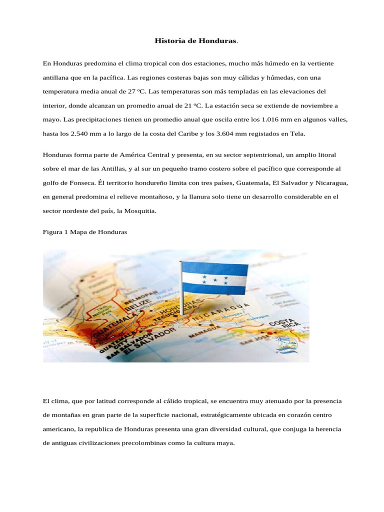 Archivo Historia de Honduras | PDF
