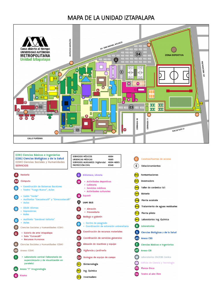 Mapa UAM-I | PDF