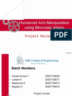 Humanoid Arm Manipulation Using Binocular Vision: Project Review