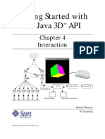 Getting Started With The Java 3D API: Interaction