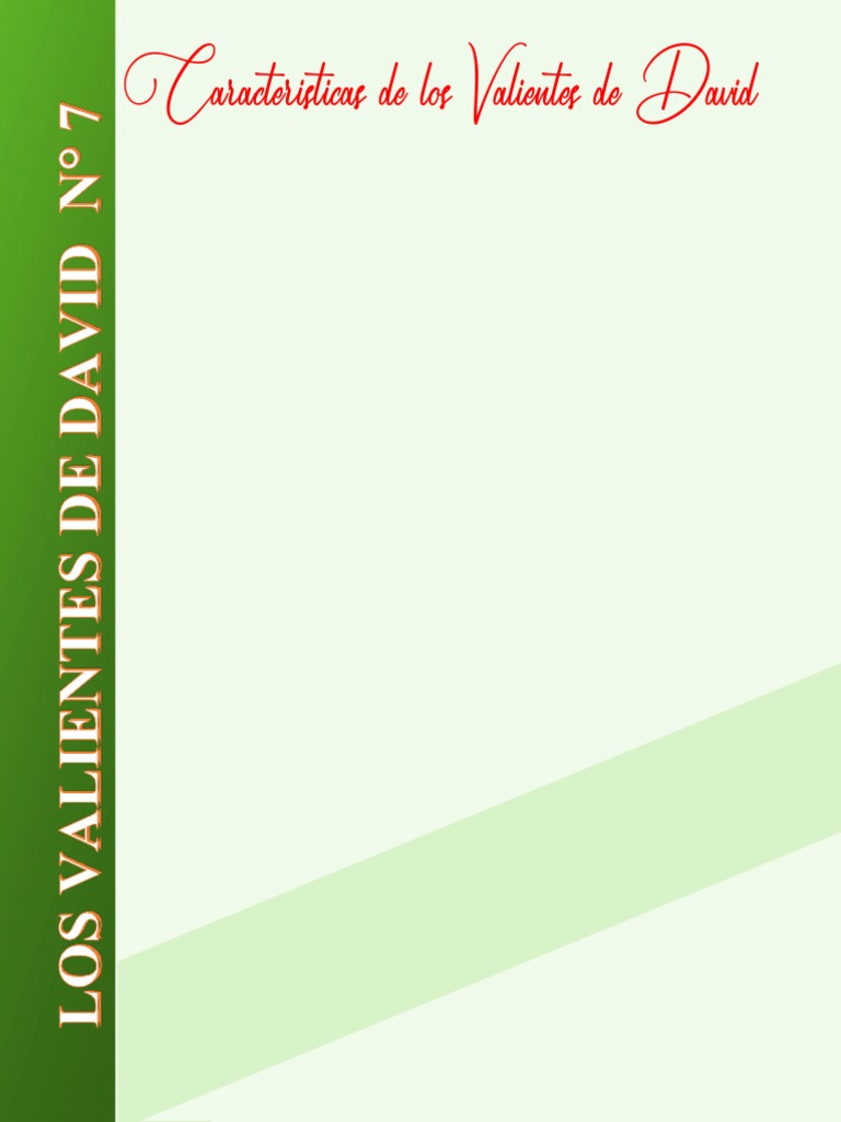 Los Valientes De David 7 Pdf