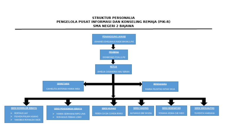 Struktur Personalia Pik-R | PDF