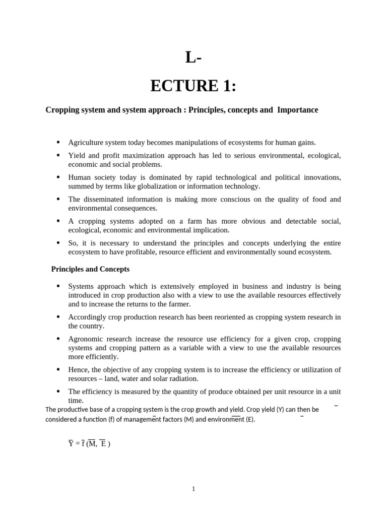 AGR 304 Theory Materials | PDF