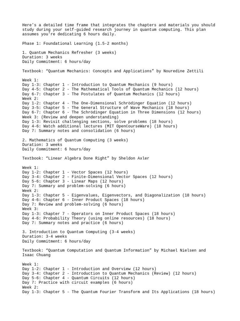 Quantum Notes | PDF