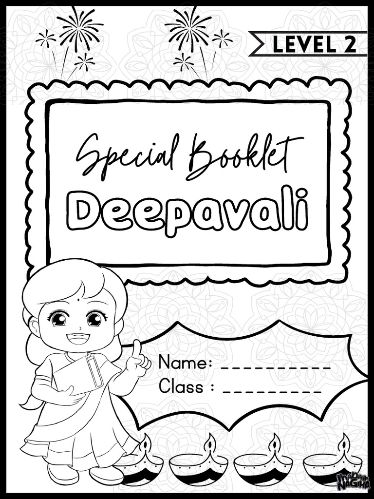 Deepavali worksheet level 2 pdf