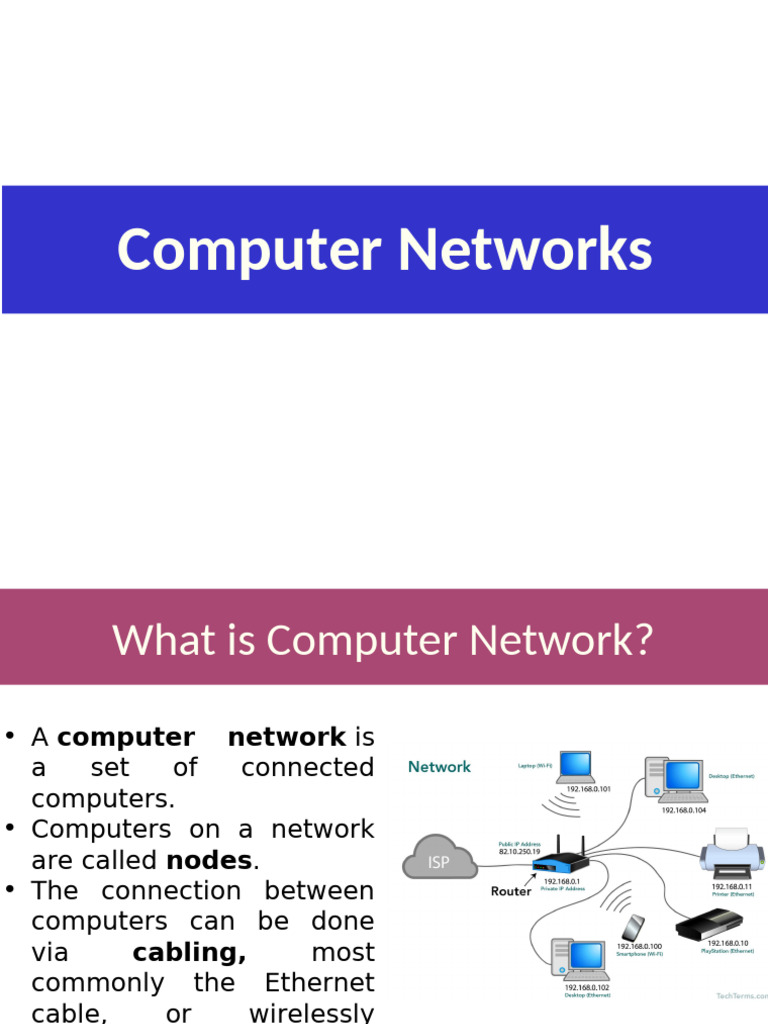 ICT - Lecture 11 | PDF