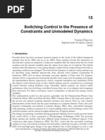 InTech-Switching Control in The Presence of Constraints and Unmodeled Dynamics