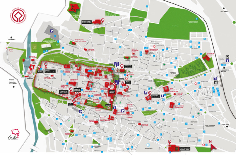 Mapa Oficial Ciudad de Avila | PDF