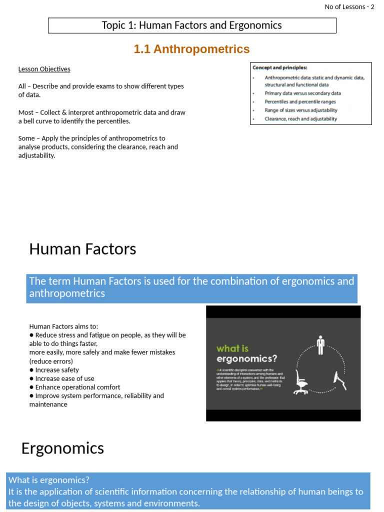 Human Factors and Ergonomics Overview | PDF | Human Factors And ...