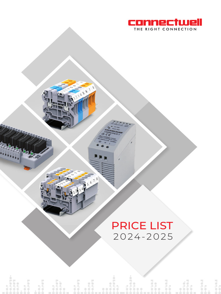 Connectwell Price List 01-04-2024 With Photo | PDF