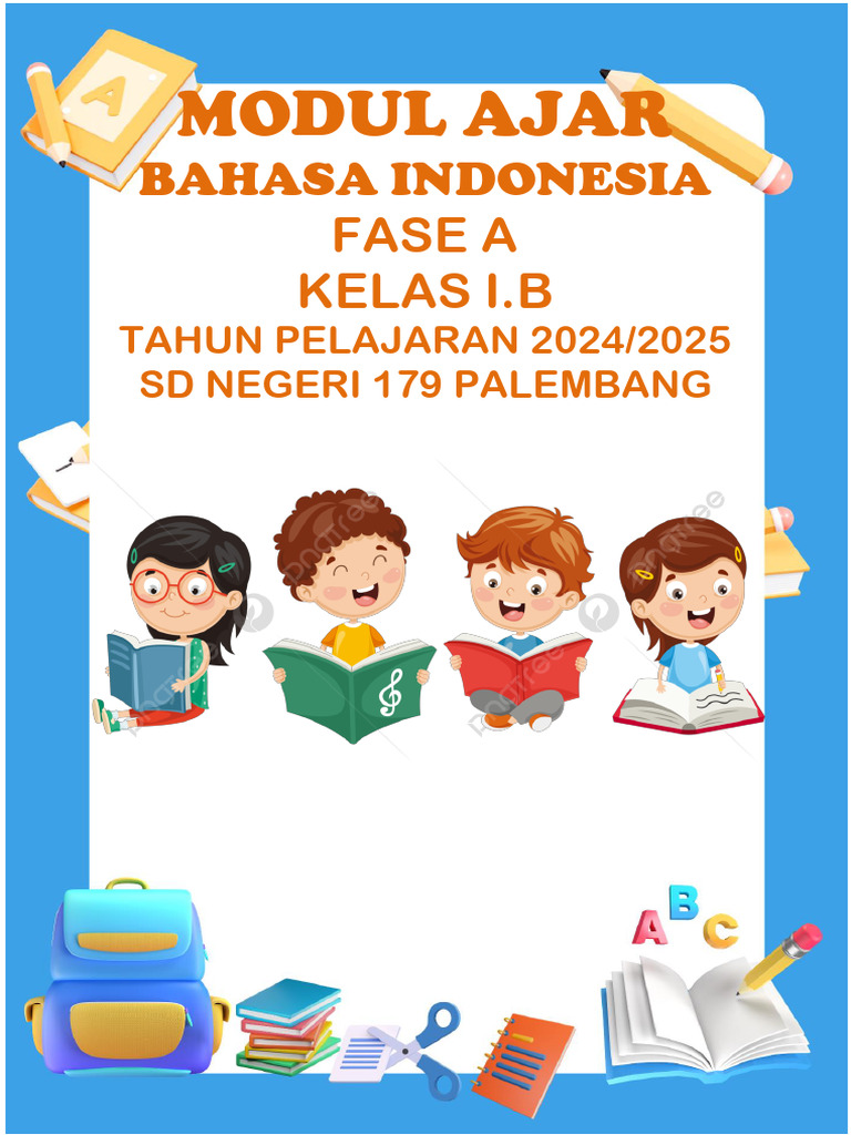 Modul Ajar Bahasa Indonesia Kelas 1 SD | PDF