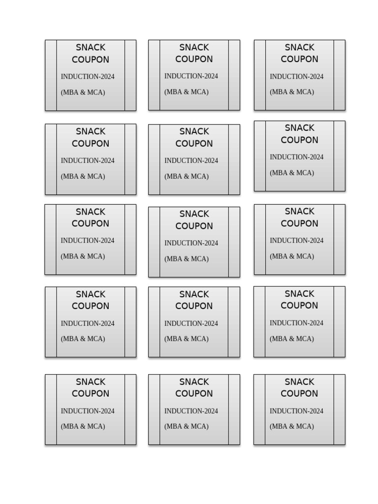 Induction coupon pdf