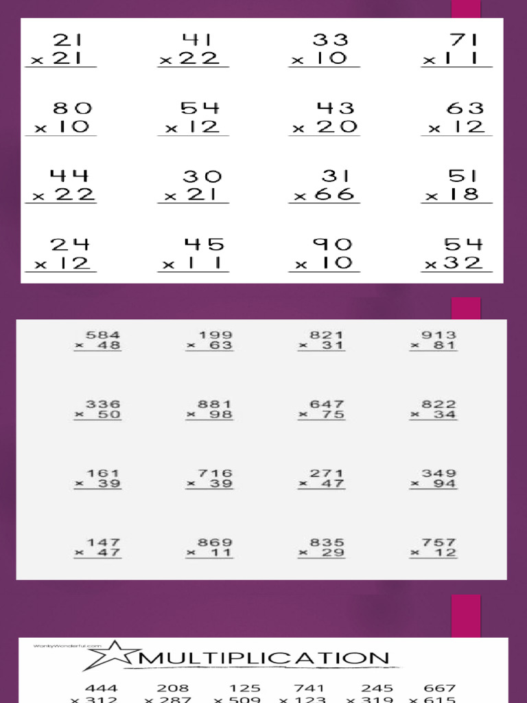 Basic Math Problems | PDF