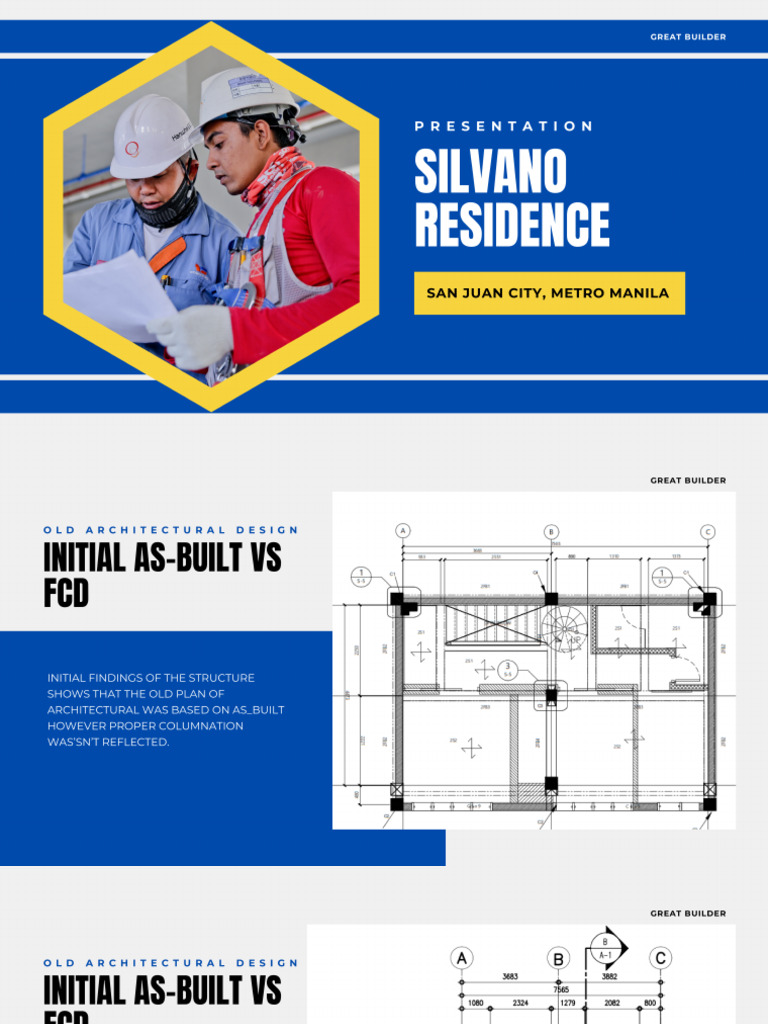Blue Yellow Modern Construction & Engineering Presentation | PDF