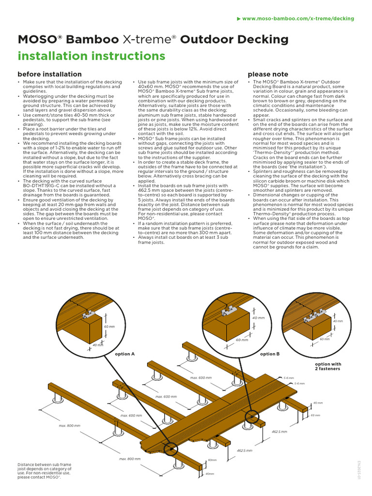 X-Treme Outdoor Decking, Installation Manual | PDF