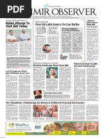 Kashmir Observer Aug 21 Issue | PDF