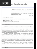 PROJETO DISCIPLINA EM AÇÃO