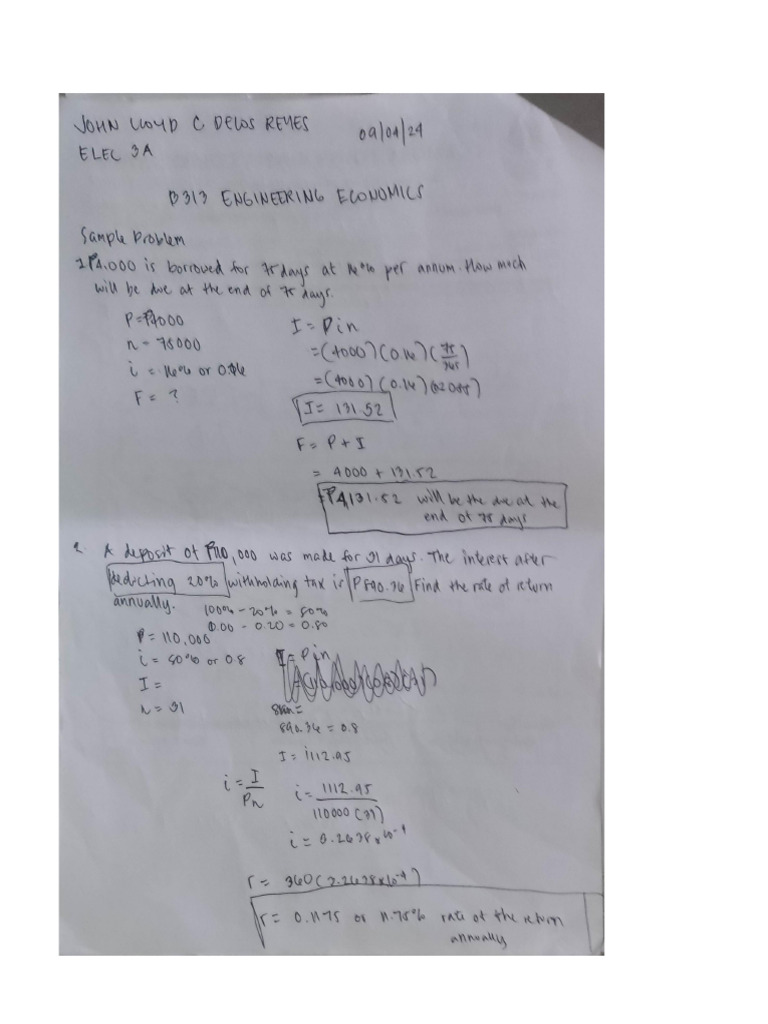 Assignment B313eng Economics Pdf