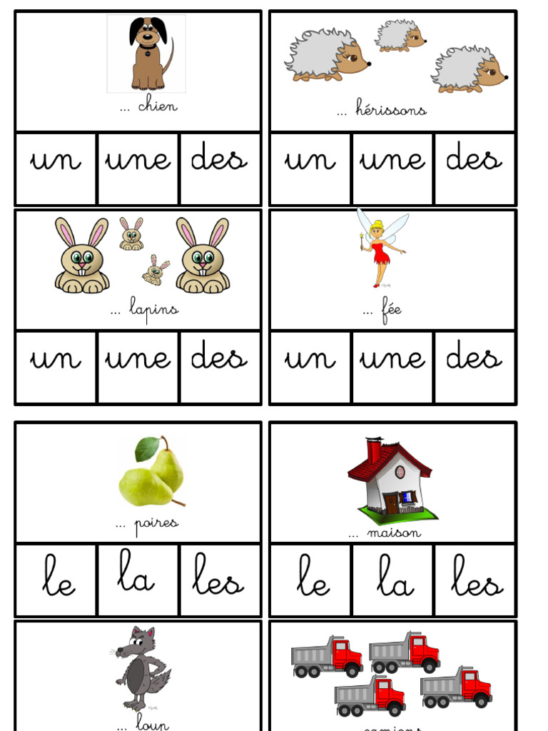 LE LA LES UN UNE DES intelligence overview