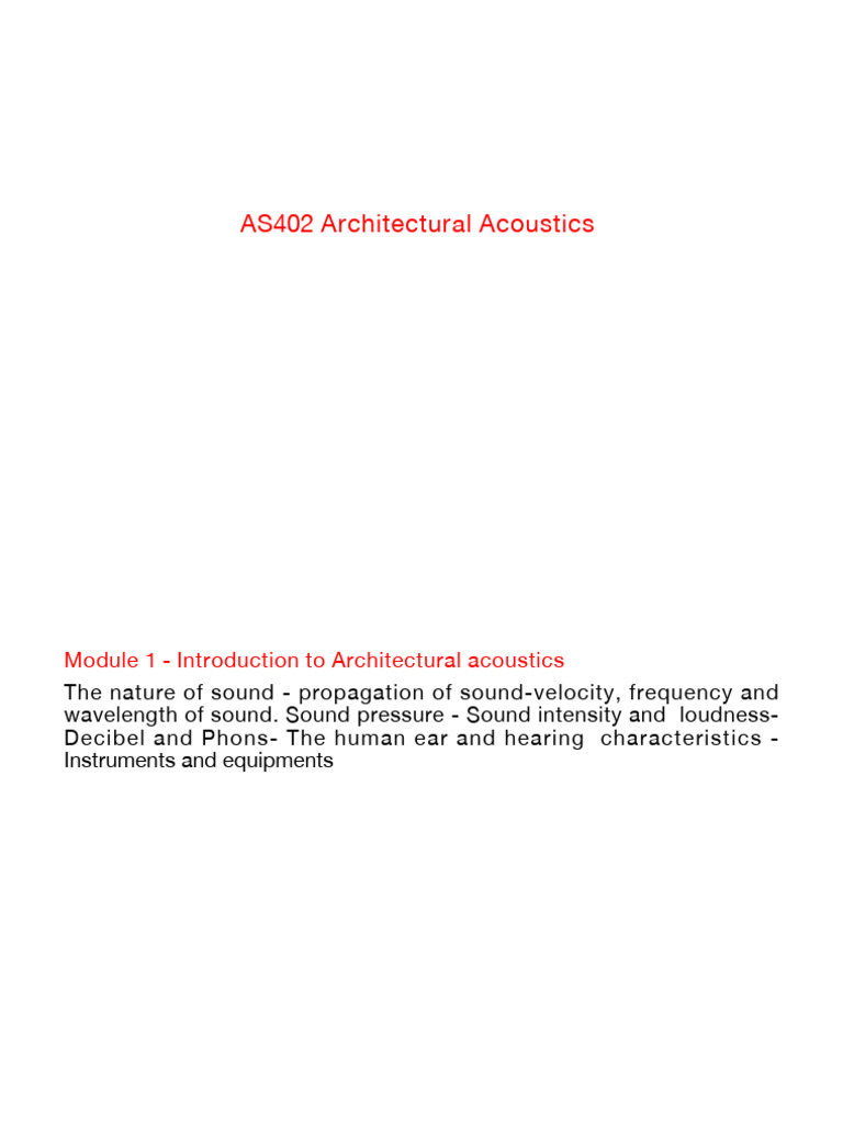 Module 1 Architecture Intro Pdf