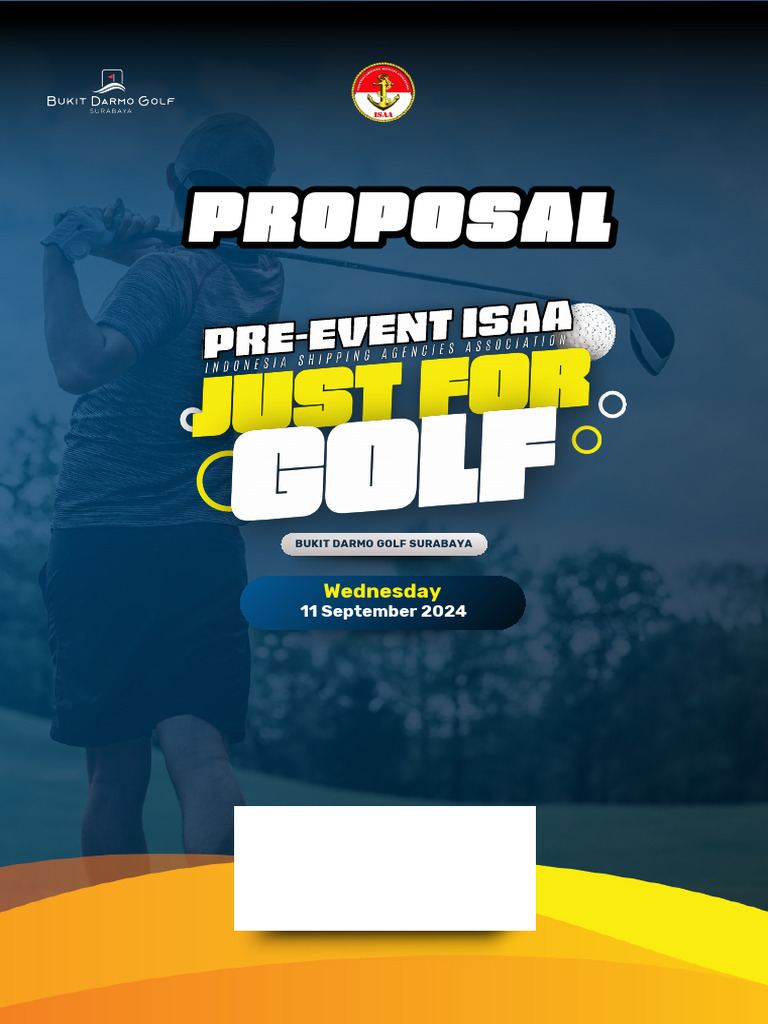 Proposal Pre-Event Isaa Just For Golf | PDF