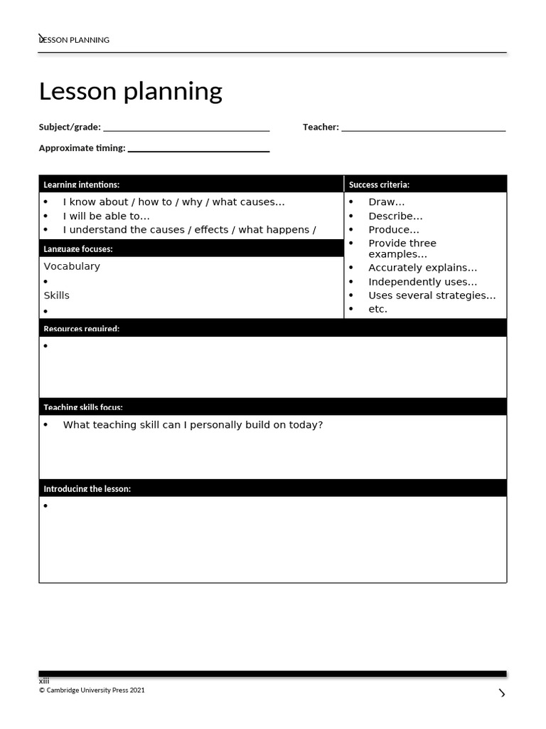 Igcse Ict Tr Lesson Plan Pdf