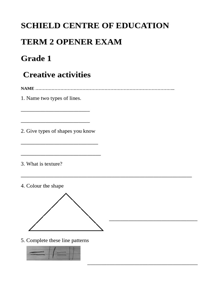 Creative Activities G1 | PDF