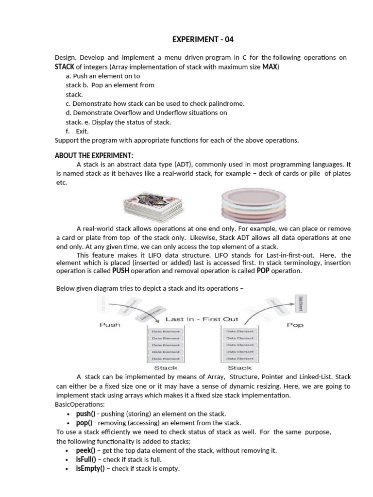 Experiment 4 | PDF