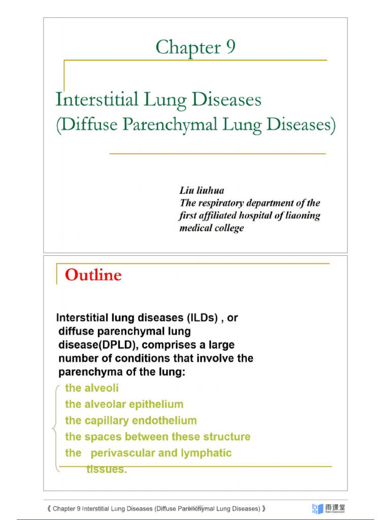 10.interstitial Lung Disease | PDF